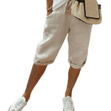 Pantaloni Eleganți din In pentru Femei