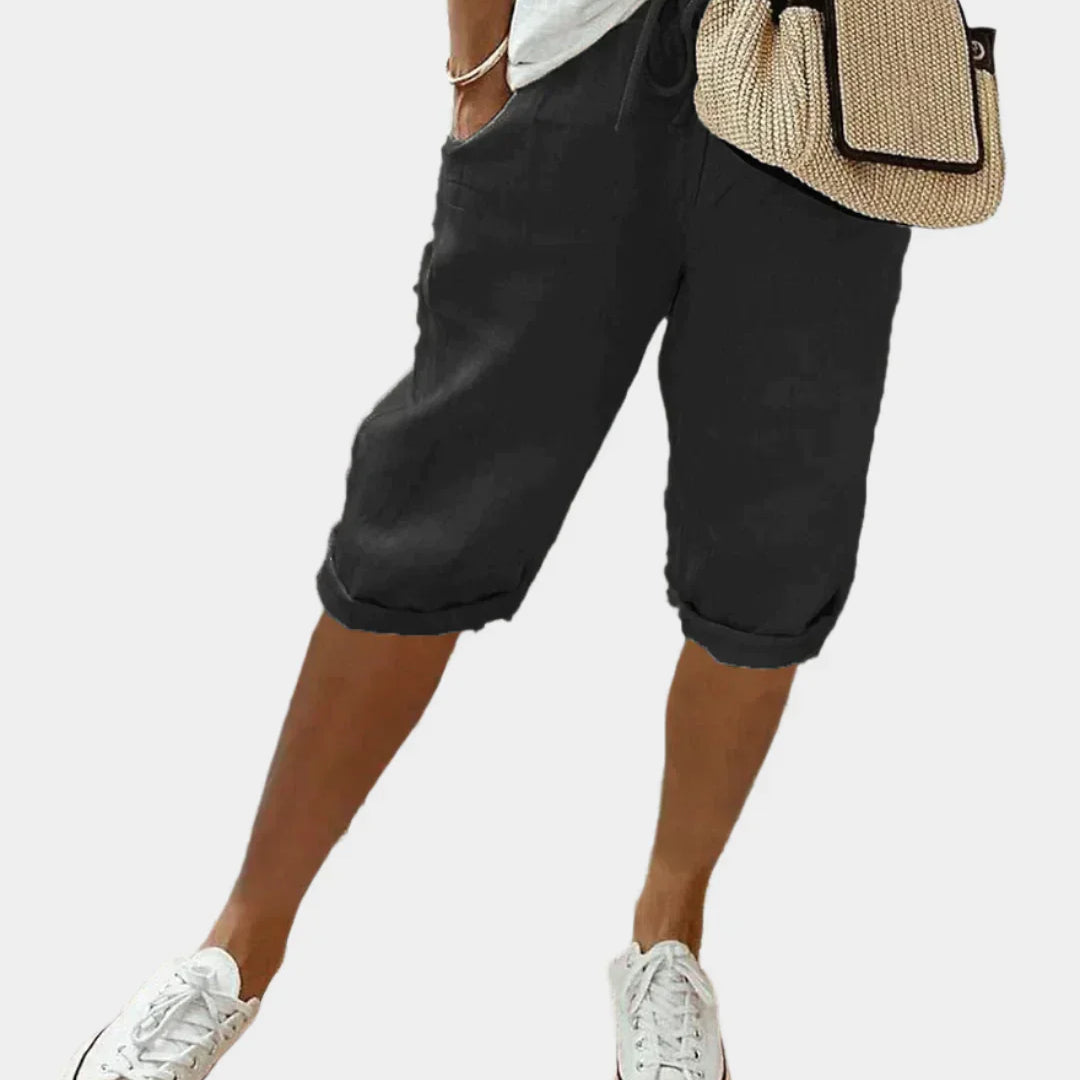 Pantaloni Eleganți din In pentru Femei