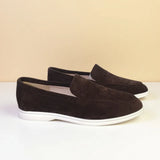 Mocasini din suede premium