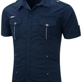 Cămașă cu mânecă scurtă din bumbac Cargo