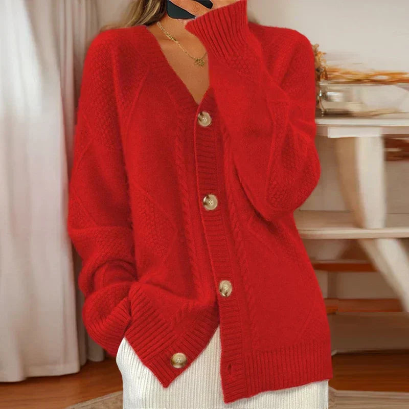 Éloise | Cardigan din Tricot Canelat