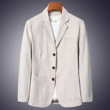 Blazer elegant din bumbac