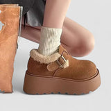 Elisa | Botine elegante cu platformă pentru iarnă cu un strop modern