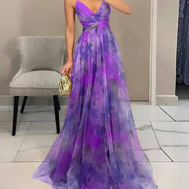 Madeline | Rochie Lungă Florală pentru o Eleganță Fără Efort