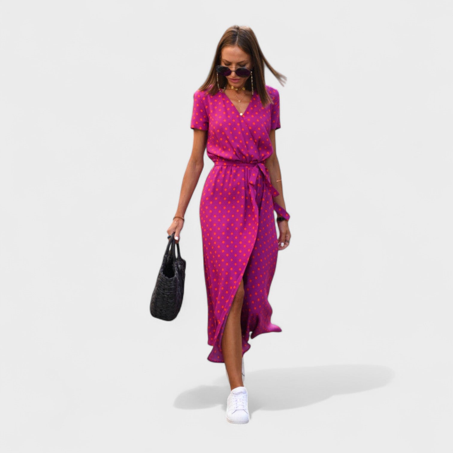 Rochie Lirio Roz - Stil Boho Chic