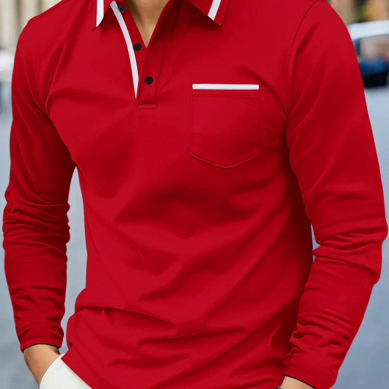 Camisola polo casual