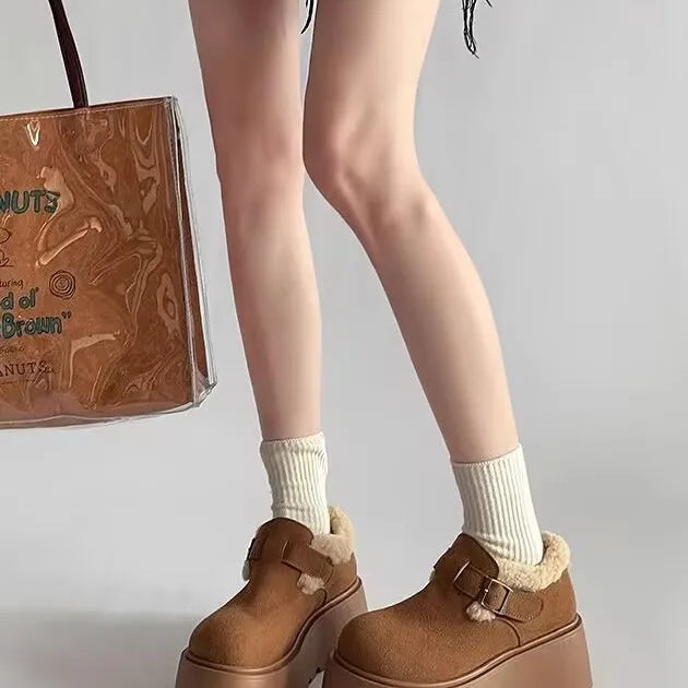 Elisa | Botine elegante cu platformă pentru iarnă cu un strop modern