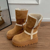 Danna | Botine cu platformă de iarnă cu design modern și confortabil