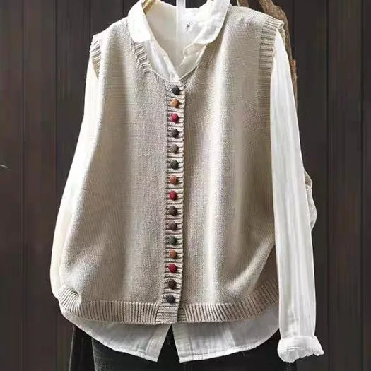 Rosalie | Vestă Tricotată