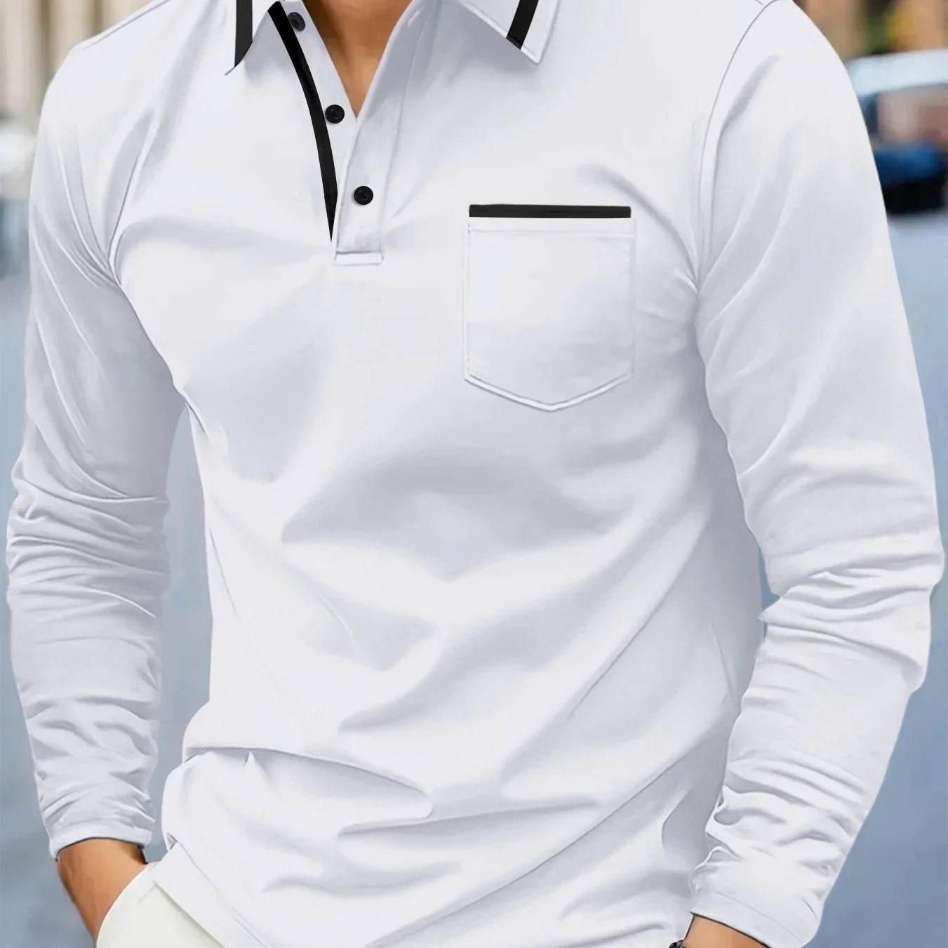 Camisola polo casual