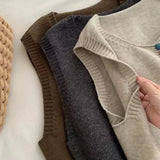 Maribele | Vestă din Tricot cu Butoane Colorate