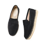 Espadrile elegante din suede