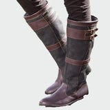 Botine din piele retro