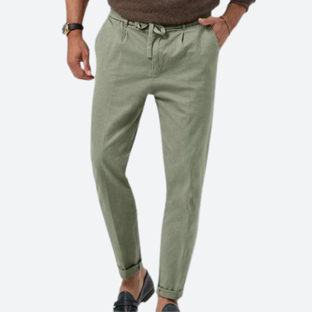Pantaloni casual din in