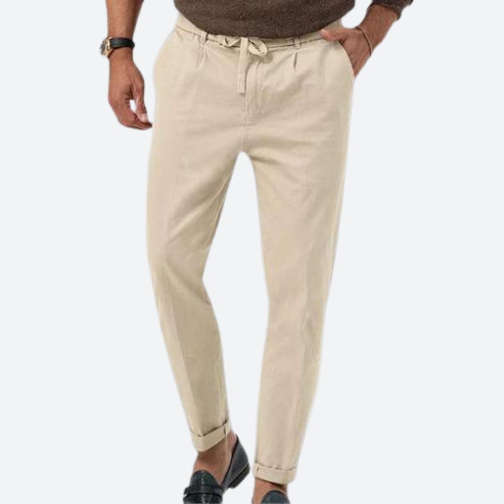 Pantaloni casual din in