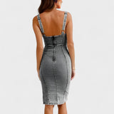 Valeria - Rochie din denim