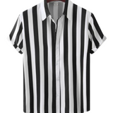 Cămașă de vară cu dungi respirabilă
