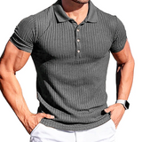 Cămașă polo cu dungi elegante