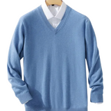 Pulover elegant cu decolteu în V