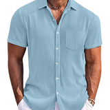 Cămașă de vară cu dungi elegante