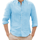 Cămașă din in respirabil