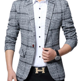 Blazer elegant cu carouri