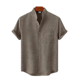 Cămașă din in cu mânecă scurtă Venetië