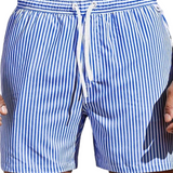 Pantaloni scurți de plajă cu dungi casuale