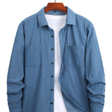 Casaco de bombazina casual