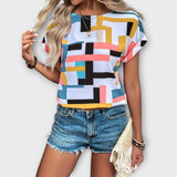 Mónica - Bluză cu mânecă scurtă