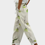 Pantaloni Relaxați cu Imprimare