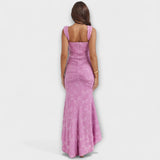 Rochie Lungă cu Corset Elegant și Rafinat