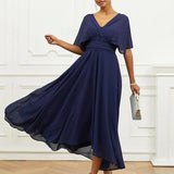 Helena | Rochie Helena Midi Formală cu Decolteu în V