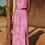 Moise | Set Roz din Dantelă