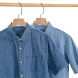 Cămașă din denim cu mânecă scurtă