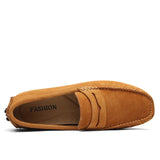 Mocasini casual din nubuc