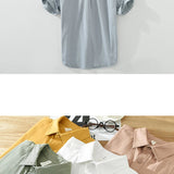 Cămașă de bumbac cu mânecă scurtă