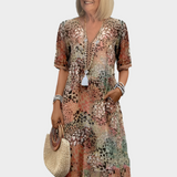 Rochie Aerisită de Vară cu Decolteu în V