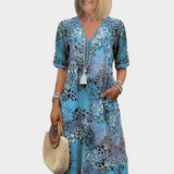 Rochie Aerisită de Vară cu Decolteu în V