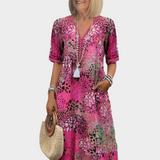 Rochie Aerisită de Vară cu Decolteu în V