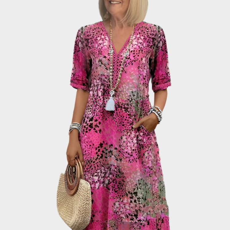 Rochie Aerisită de Vară cu Decolteu în V