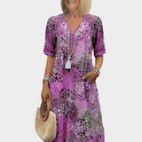 Rochie Aerisită de Vară cu Decolteu în V