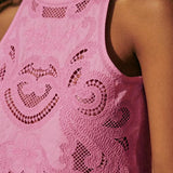 Moise | Set Roz din Dantelă