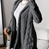 Sarahi™ | Palton cu glugă pufoasă