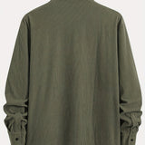 Casaco de bombazina casual