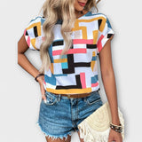 Mónica - Bluză cu mânecă scurtă