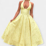 Rochie Midi cu Spate Decupat și Design de Corset