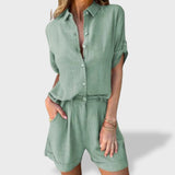 Matilde™｜Set Ușor din In pentru Vară