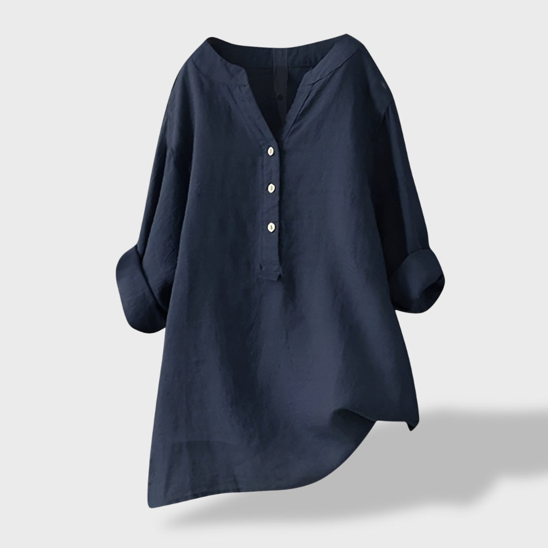 Beatriz™｜Cămașă Ușoară din In pentru Vară