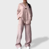 Letícia™ | Set Ușor din In pentru Vară